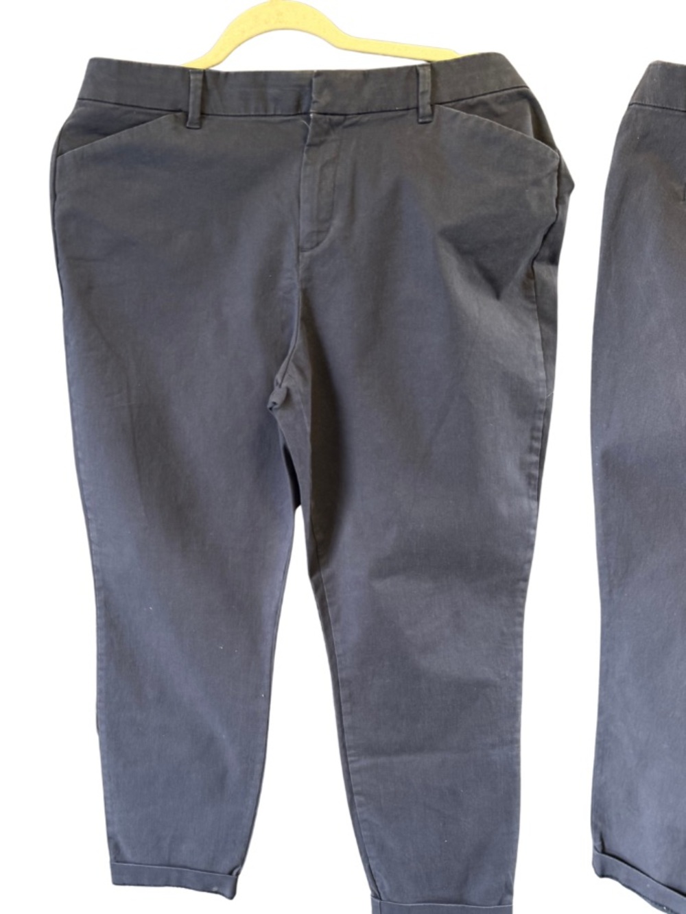 GAP Women’s Dark Gray Chino Pants - Slim Tapered Fit